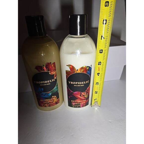 Bath & Body Works TROPIDELIC Shampoo & Conditioner 16 Fl Oz Each W/ Vit B & Aloe - Picture 7 of 8